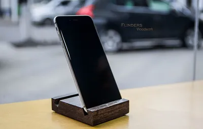 Stand for iPhone 12 | 13 | 14. Stand <Docky> 10 pcs. Brown Oak