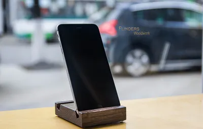 Stand for iPhone 12 | 13 | 14. Stand <Docky> 10 pcs. Brown Oak