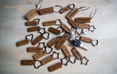 Wooden Keyring for Keys and iPhone 4/5/6/7