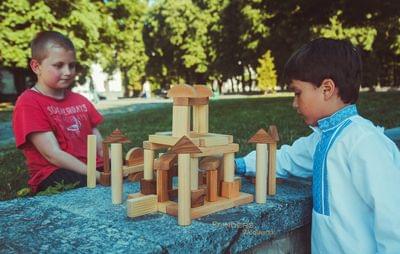 Игра для Детей | Конструктор | Городок из Дерева | FlindLand <51> 
