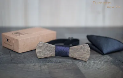 Bow Tie <ASTON> Classsic Wooden Accessory