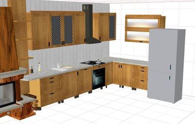 Кухня из Массива Дуба / Кухонная Мебель