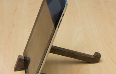 Stand  for iPad / Mini / Air <Professional>  Apple Tablet Stands Dark Oak