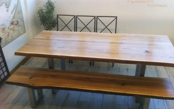 Стіл кухонний / Столовий стіл із Дерева / Дизайн Лофт