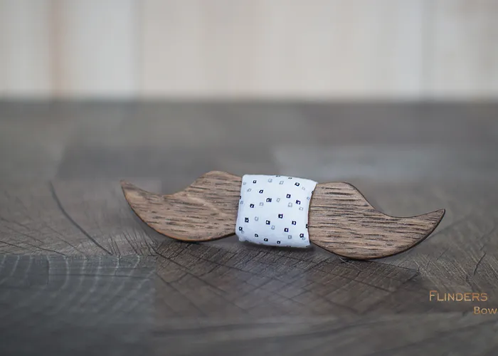 Vintage Bow Tie <DANDY> Wooden Accessories