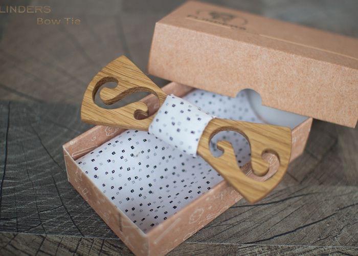 Wooden Bow Tie <TWIST> Creative Bow Ties