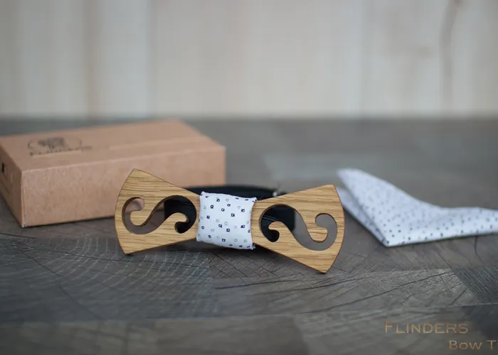 Wooden Bow Tie <TWIST> Creative Bow Ties
