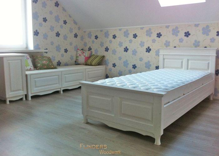Wooden Bed <White Pine> Beds for Teenager