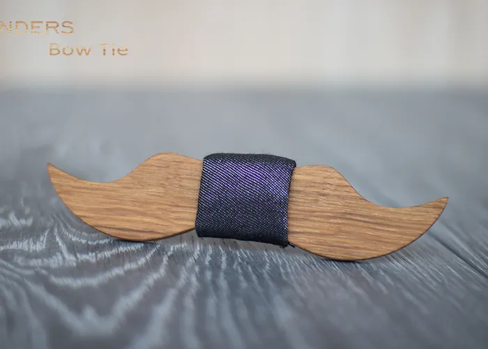 Wooden Bow Tie <DANDY> Stylish Accessories 