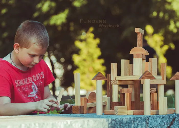 Конструктор + Гра для Дітей | Городок з дерева | FlindLand <51>