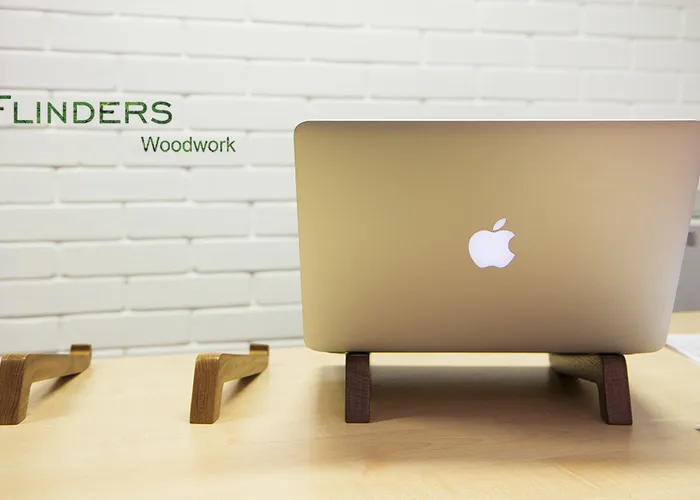 Stand for MacBook Pro / Air <Original> Apple | Laptop Desk | Dark Oak