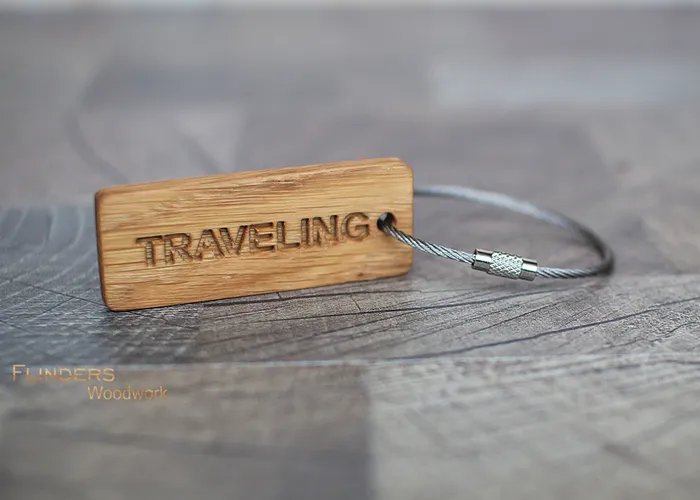 Брелок для Ключей-TRAVELING-из-Дерева-Купить-Подарок-Wooden-Keychain-Gifts-FLinders-Woodwork