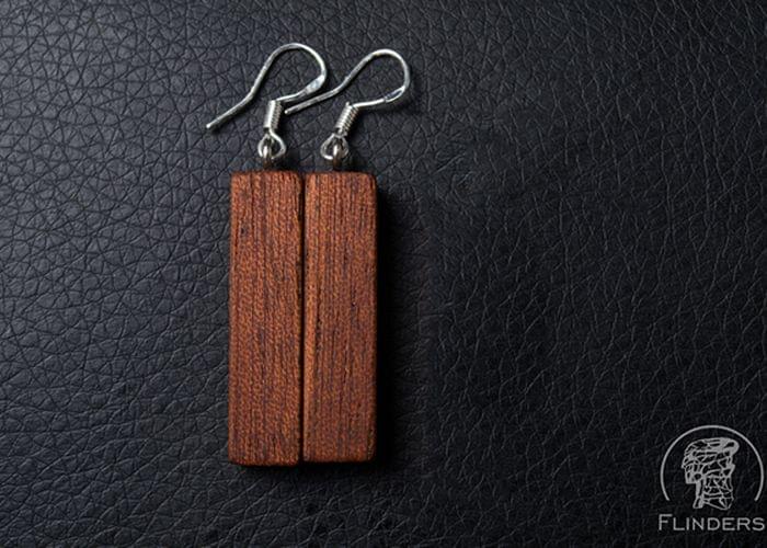 Earrings <Dryads> Redwood | Eco Jewellery for Girls | Silver